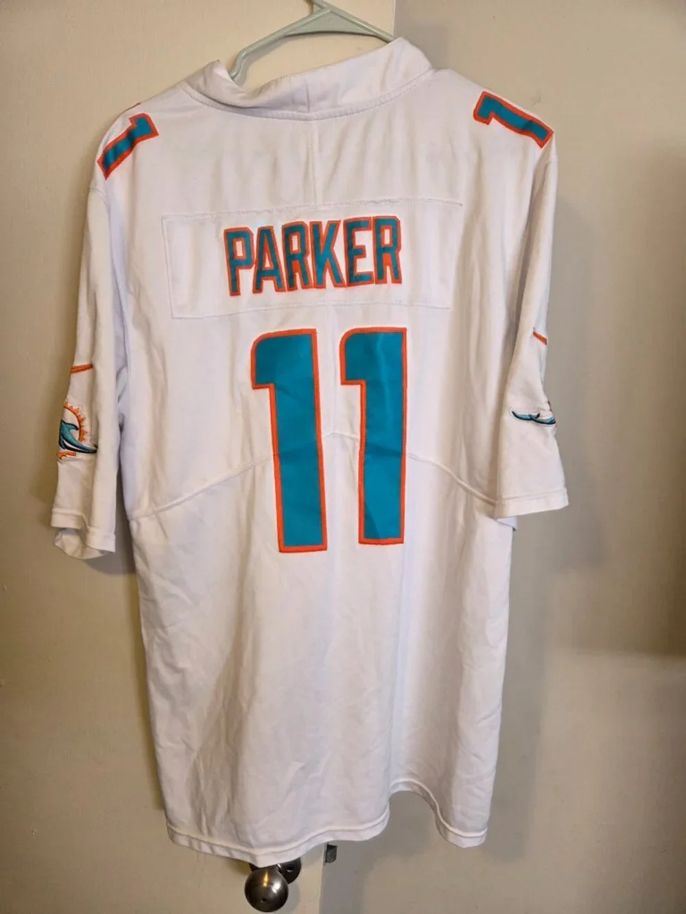 Mens Miami Dolphins Jersey Size Large NFL